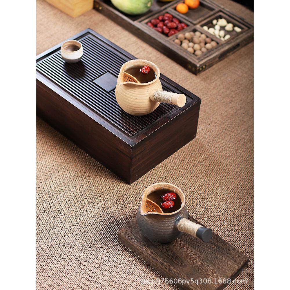 围炉煮茶家用室内配件全套网红的罐罐烤茶壶中式炭火炉子一套庭院