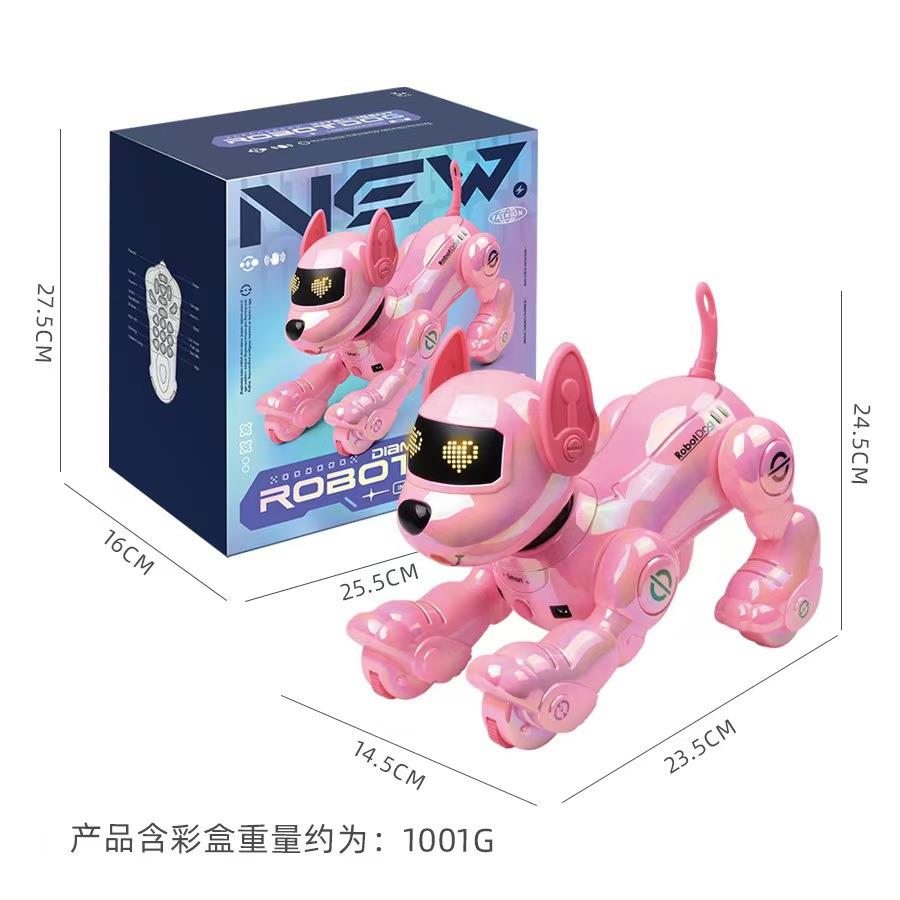 智射能跟随钻石镭机器编歌狗触摸感应曲652舞蹈程遥控机器狗益智