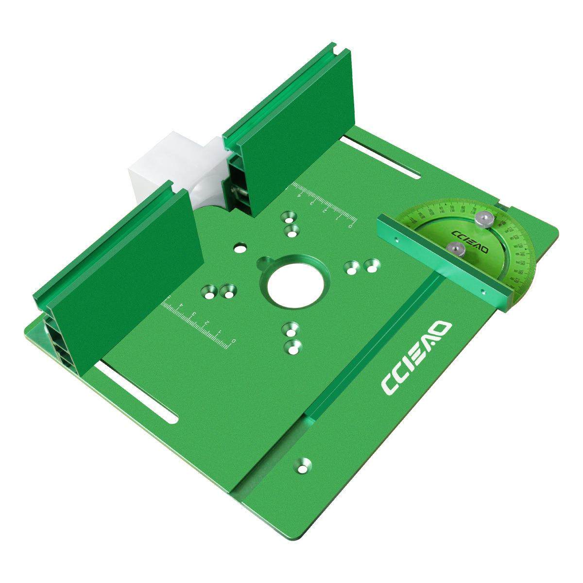 C8-木工雕刻机倒装板电木铣倒装板铝合金倒装板修边机木工工具