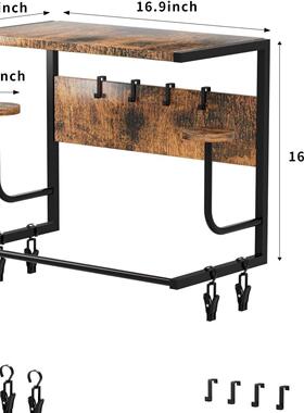 头L21311衣盔展示架墙架壁挂式头盔收纳架入户玄壁关运动装备挂架