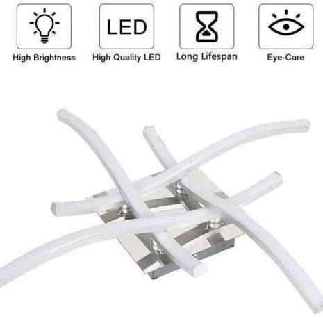 led吸顶灯入户门厅过灯四道波叉浪线条餐厅走476廊具阳台灯现代,家装灯饰光源,客厅吸顶灯,淘宝优惠券,粉丝福利购,淘宝优惠卷