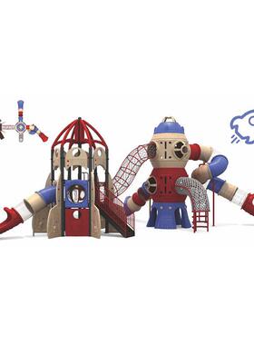 户外滑滑梯大型塑幼料合园小区攀爬架儿组童70377室内游儿乐设施