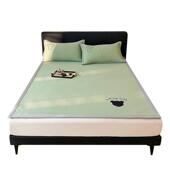 ASK 冰豆冰豆豆席三件套凉夏季 家用折叠凉豆豆软席夏单天人水席子