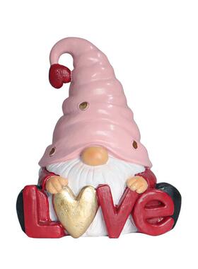 情人节情人节矮灵侏儒矮人件客厅精家摆居书房装品树脂饰工艺品摆