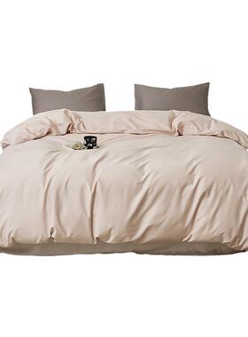 100S长绒棉被El2024套单件纯棉全棉被罩成人学宿单生双人床上舍用