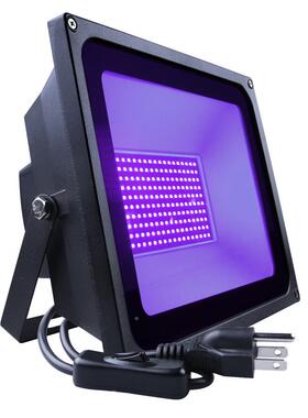 大瓦数120W3V投3光灯110-10V95nm户外万圣节荧光派U对