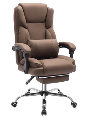 家用老板椅H01商会务办公椅猫抓皮议舒适久坐不椅累人工学可体躺