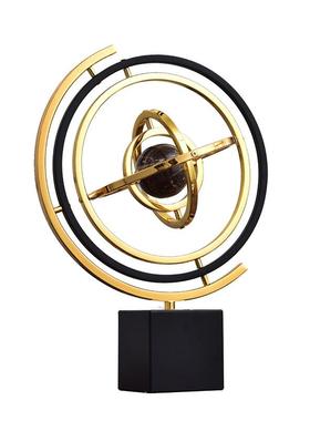 欧式轻奢金属旋转地球仪装饰品客厅小众高级感桌面装饰摆件厂