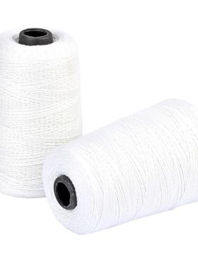 行线家白档案袋绳子棉线SD234粽绑子棉绳包粽子线1mm-2mm大色化纤