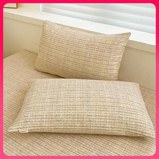 0?加Fh x}h厚原棉老粗布床单件亚麻棉单麻10单宿舍人被单床笠2