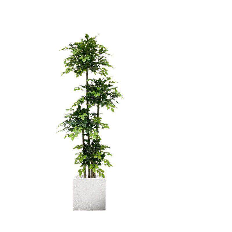 仿真绿植幸福树室内客厅发财树摆件假树仿生植物大型橱窗造景盆栽