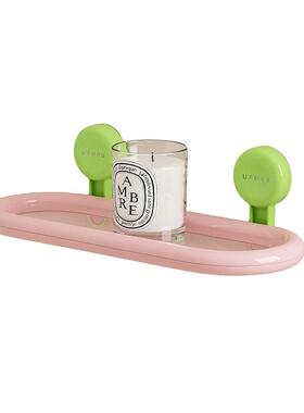 吸盘置可物架用家卫生间壁挂免打孔功能多沥水沐77814浴露洗手液