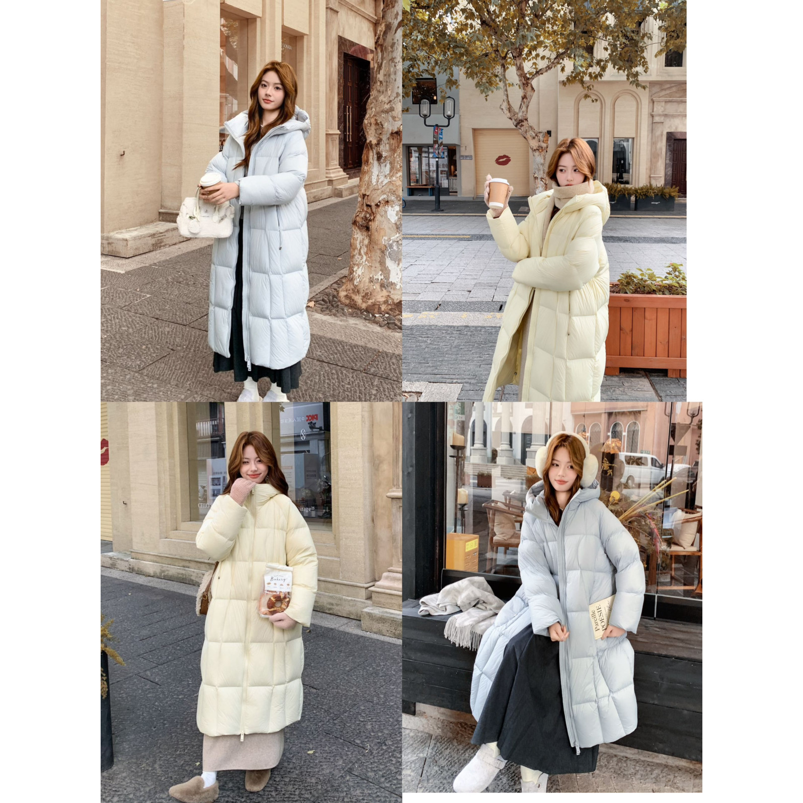 馨菲帽排骨羽绒服泡芙羽绒服步挑人穿保暖羽绒服外套1474LA