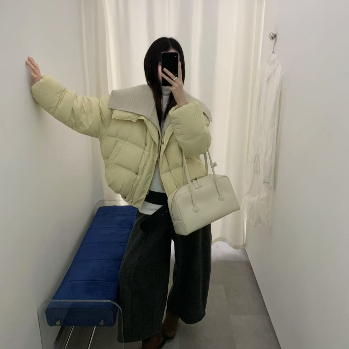 馨菲国标90白鸭绒可扫码溯源保暖羽绒服外套(配可拆卸针织领)3389,女装/女士精品,羽绒服,淘宝优惠券,粉丝福利购,淘宝优惠卷