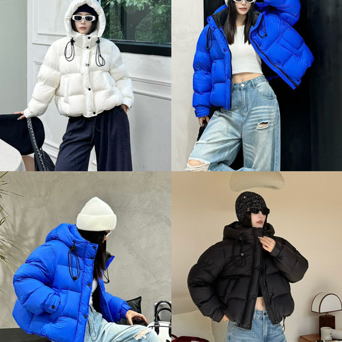 馨菲韩系百搭休闲保暖舒适连帽轻薄保暖羽绒服外套571KM