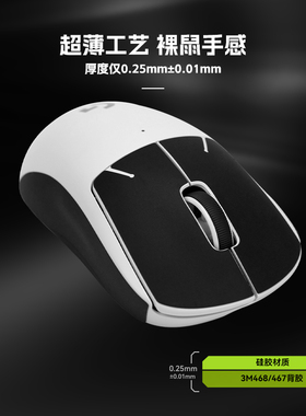 TALONGAMES飓鸦GPW小狗鹰眼 毒蝰v3pro蝰蛇V3超薄0.2硅胶防滑贴