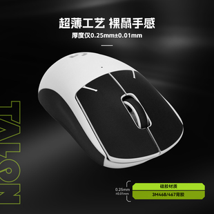 TALONGAMES飓鸦GPW小狗鹰眼 毒蝰v3pro蝰蛇V3超薄0.2硅胶防滑贴
