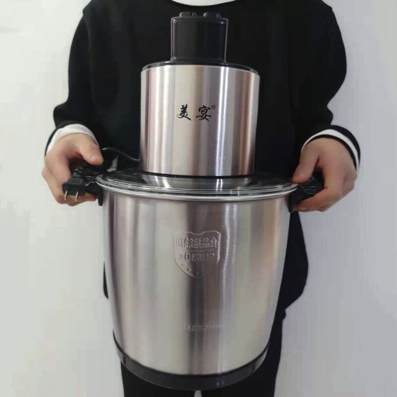 美宴绞肉机商用大容量全钢10L电