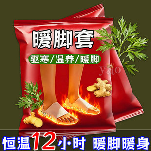 热敷暖脚神器暖足贴脚底暖敷 脚套冬季 发热脚套发热鞋 垫袜子穿戴式