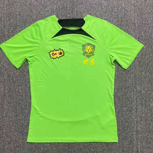 新款北京国安短袖套装2024中超球员版短袖球衣吸汗透气夏季运动服