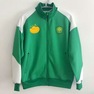 2026赛季北京国安球员版i96全拉链半拉链训练服拼接拇指扣外套