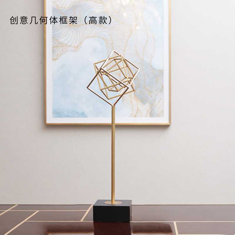 高档酒柜玄关装饰现代轻奢摆件创意电视柜家居边柜软装工艺品客厅