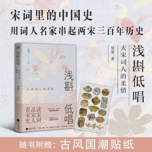 大宋词人 品宋人 柔情 读宋词 看宋史 夏墨 浅斟低唱