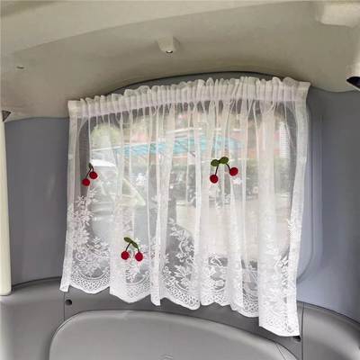 三轮车夏季遮阳帘蕾丝