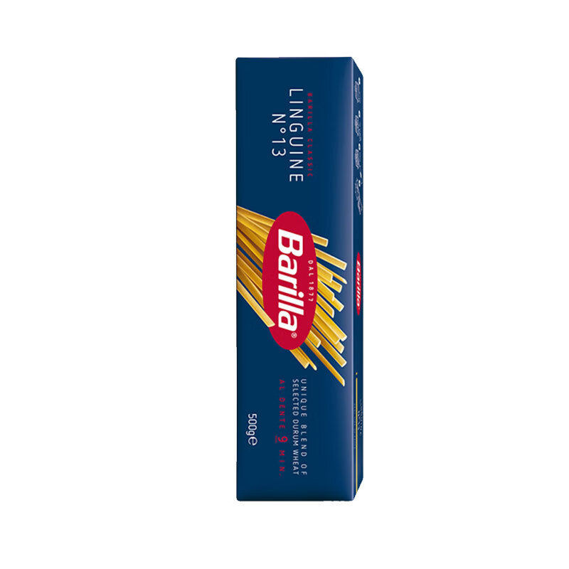 Barilla百味来 意大利扁面#13家用商用夜市摆摊囤货500g/盒拌面