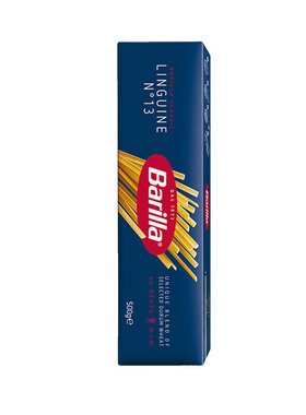 Barilla百味来 意大利扁面#13家用商用夜市摆摊囤货500g/盒拌面