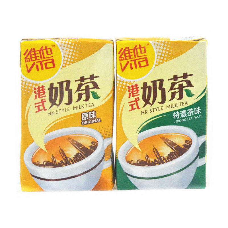 香港进口饮料 港版维他Vita港式奶茶250ml*24盒 港式鸳鸯奶茶