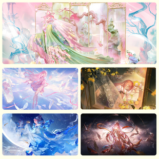 闪耀暖暖鼠标垫超大学生电竞游戏宿舍电脑办公锁边加厚防滑键盘垫