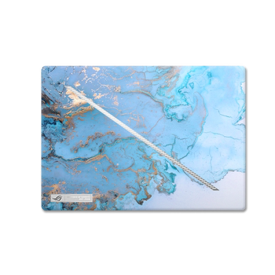 纯色渐变简约华硕ROG电脑贴纸