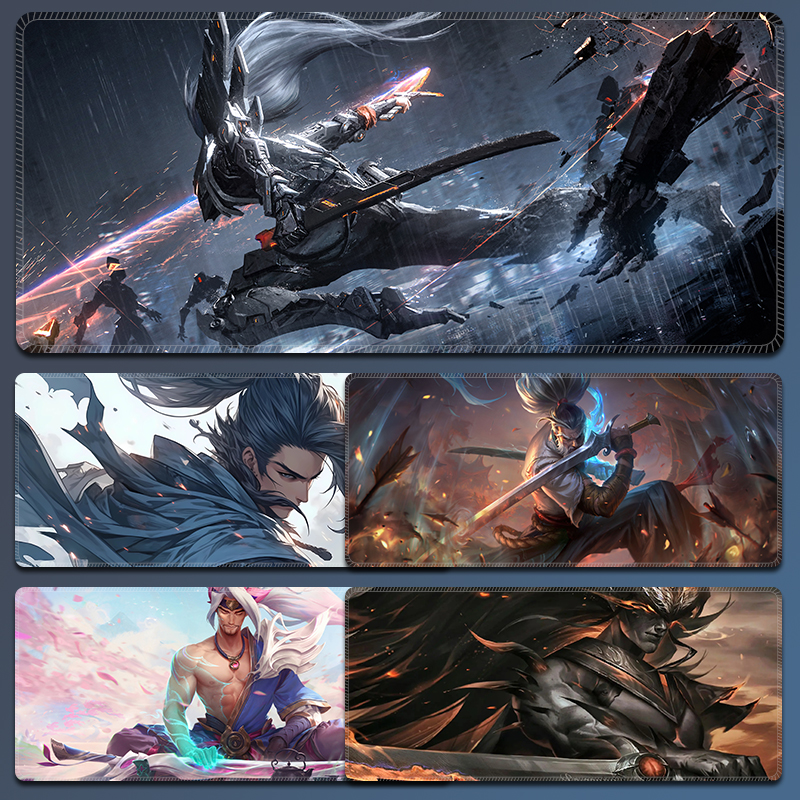 LOL亚索鼠标垫超大号电竞桌垫