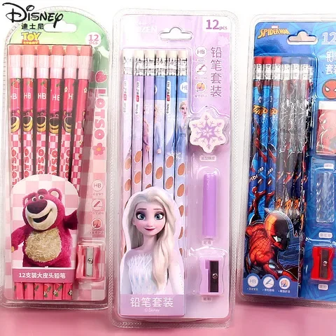 学习冰雪奇缘1HB男写字铅笔公主木质冰雪爱莎小矫姿女童