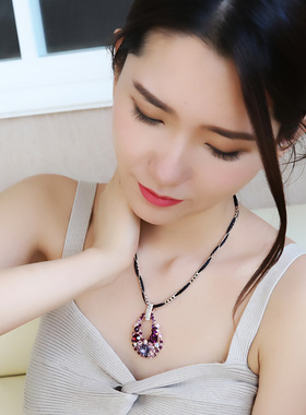 衬衣配饰项链女韩版时尚锁骨链短款毛衣链挂件高级感颈链个性潮流