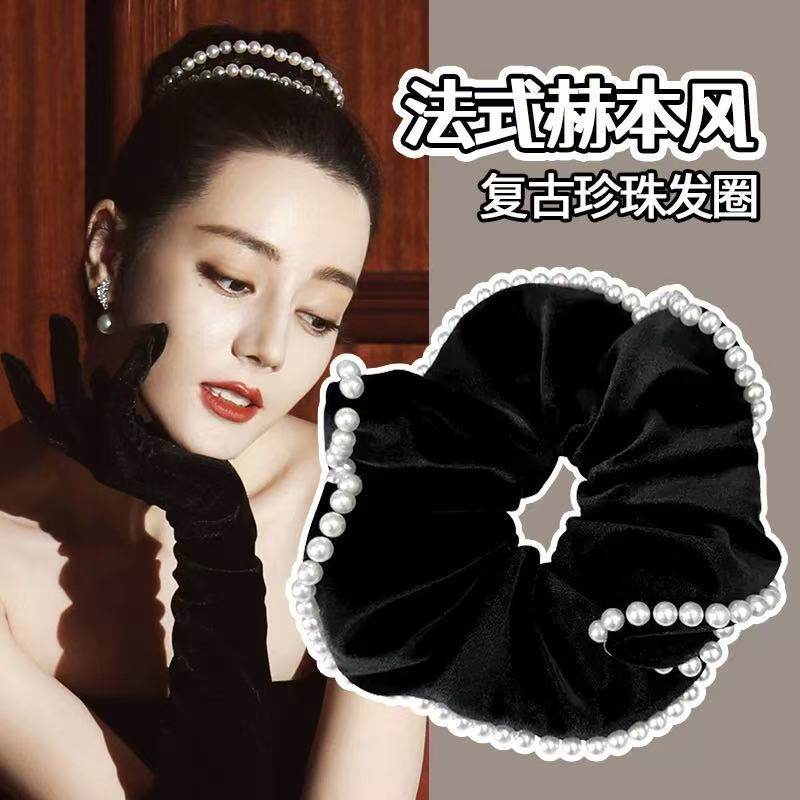 发绳网纱法式超大号大肠发圈发圈