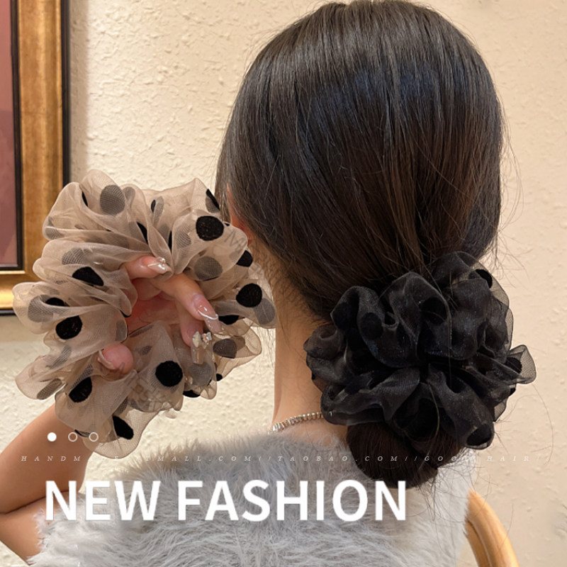 发圈韩版气质大肠发圈网纱头绳女