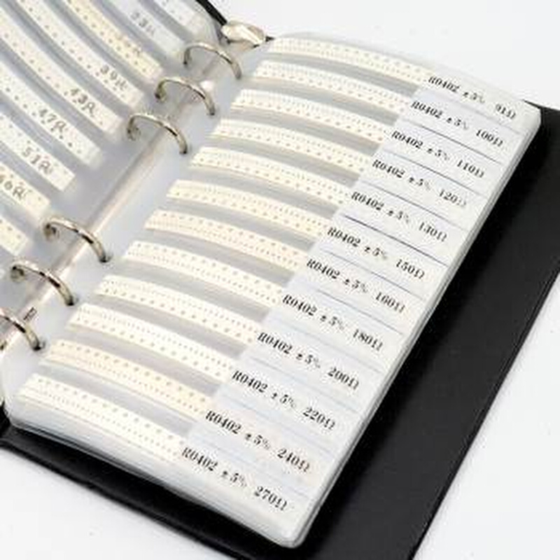 0402贴片电阻包元件包 10R910K 精度5 80种阻值每种50只