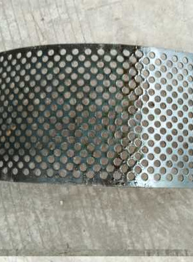 40 50锤片式粉碎机配件秸秆打粉机搅拌机筛网筛片O罗底网筛710*20