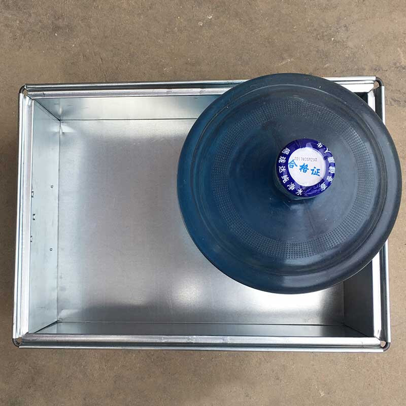 铁金属周转箱长方形钢制五金工具箱物流零件大号铁皮铁箱周转筐框