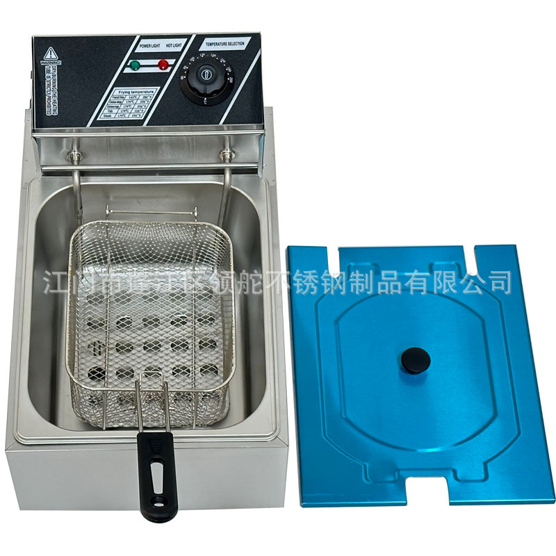 6L单缸单筛电炸炉商用81 ELECTRIC DEEP FRYER油炸锅小吃设备厂家