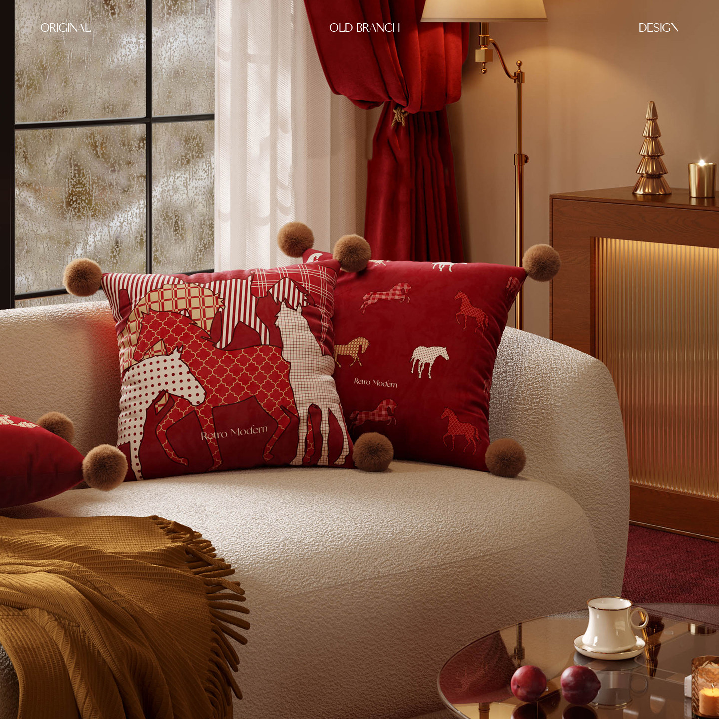 福驹贺岁马年新款红色喜庆客厅沙发抱枕新年装饰家用车载靠垫抱枕,居家布艺,靠垫/抱枕,淘宝优惠券,粉丝福利购,淘宝优惠卷