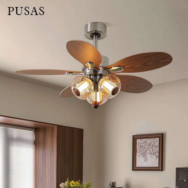 中古餐厅风扇灯吊扇灯2025新型客