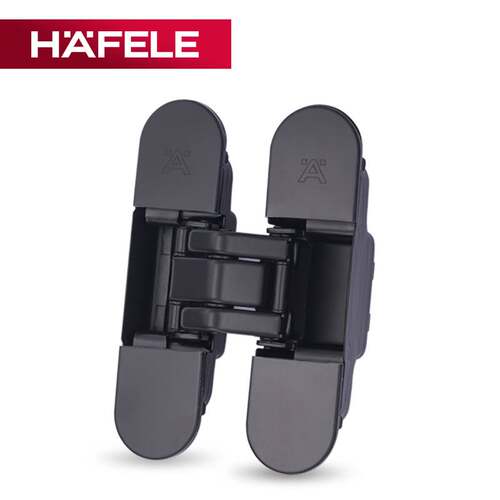 德国海福乐HAFELE隐形门十字暗藏木门合页折叠门三维调节暗门铰链