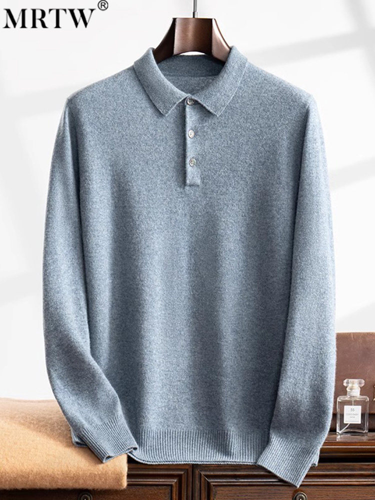 羊绒针织衫宽松套头毛衣扭花打底男士秋冬季新款羊毛衫纯色半高领