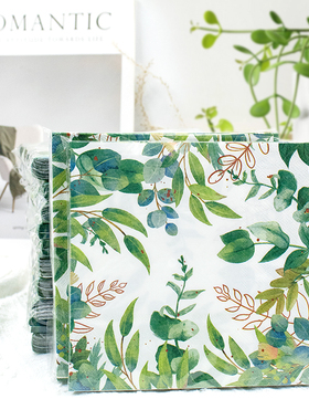 三层加厚印花纸巾彩色餐巾纸西餐厅酒店节日婚庆装饰一次性纸巾