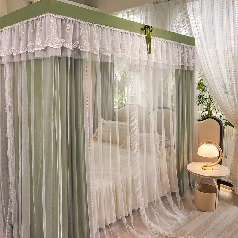 三门开落地蚊帐铝合金通用