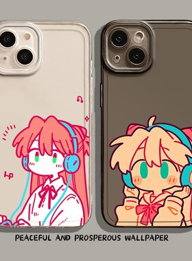 适用一加ace6手机壳iqoo15耳机明日香1+13动漫eva新款12pro二次元neo11日系10/9/8/7se/5卡通3/2/s男r/t/vivo