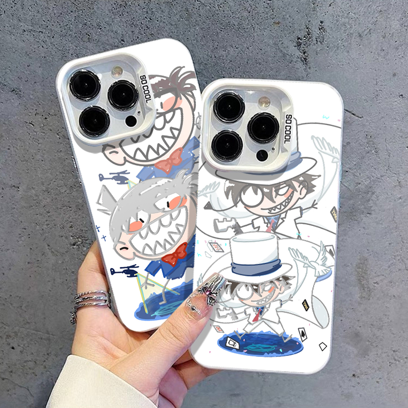 适用小米红米手机壳抽象柯南基德